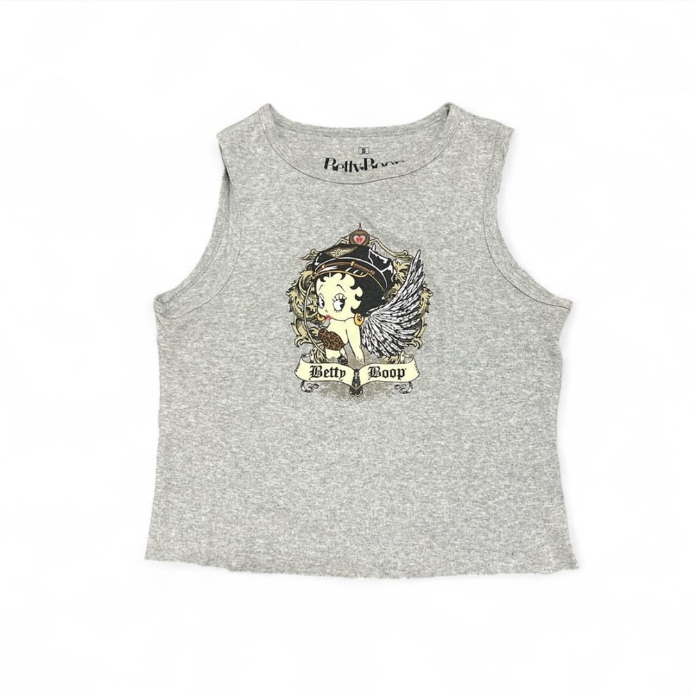 Gray Betty Boop Tank Top
